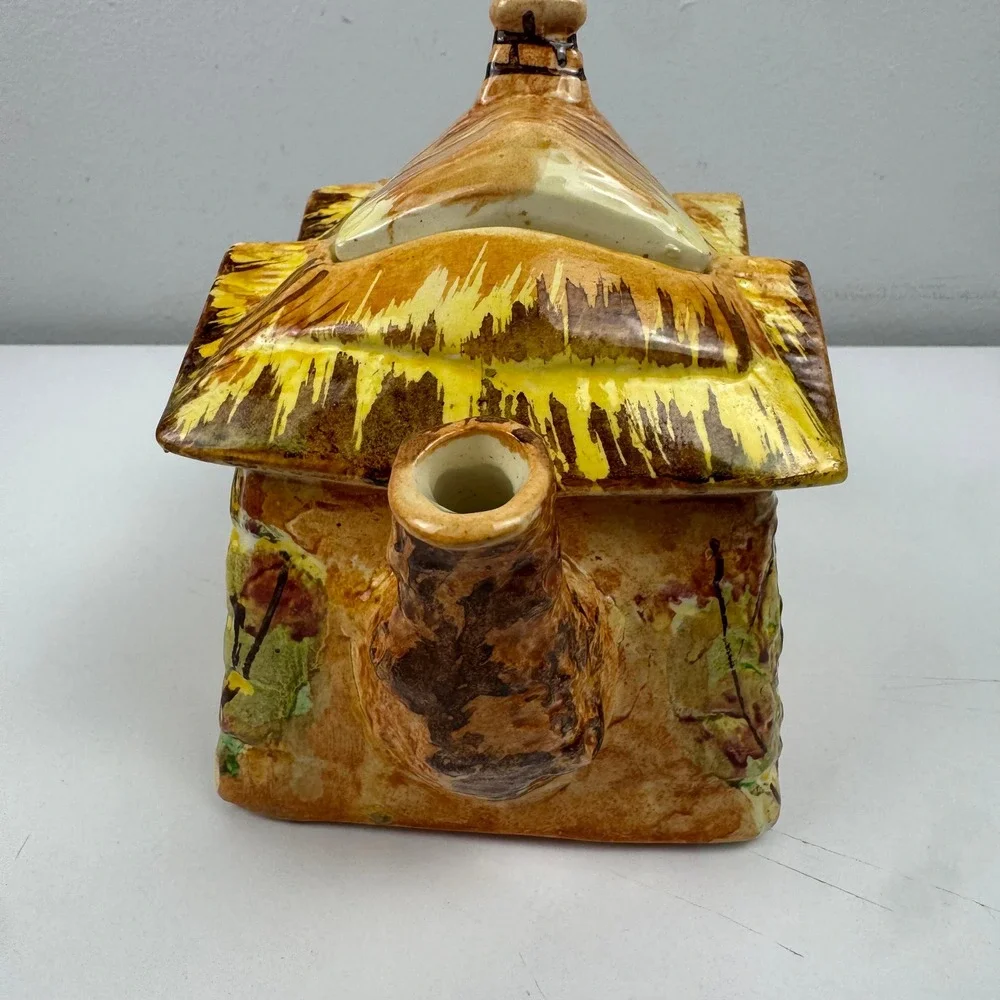Price‎ Bros Cottage Ware Teapot Ye Olde Cottage Made in England Vintage Ceramic